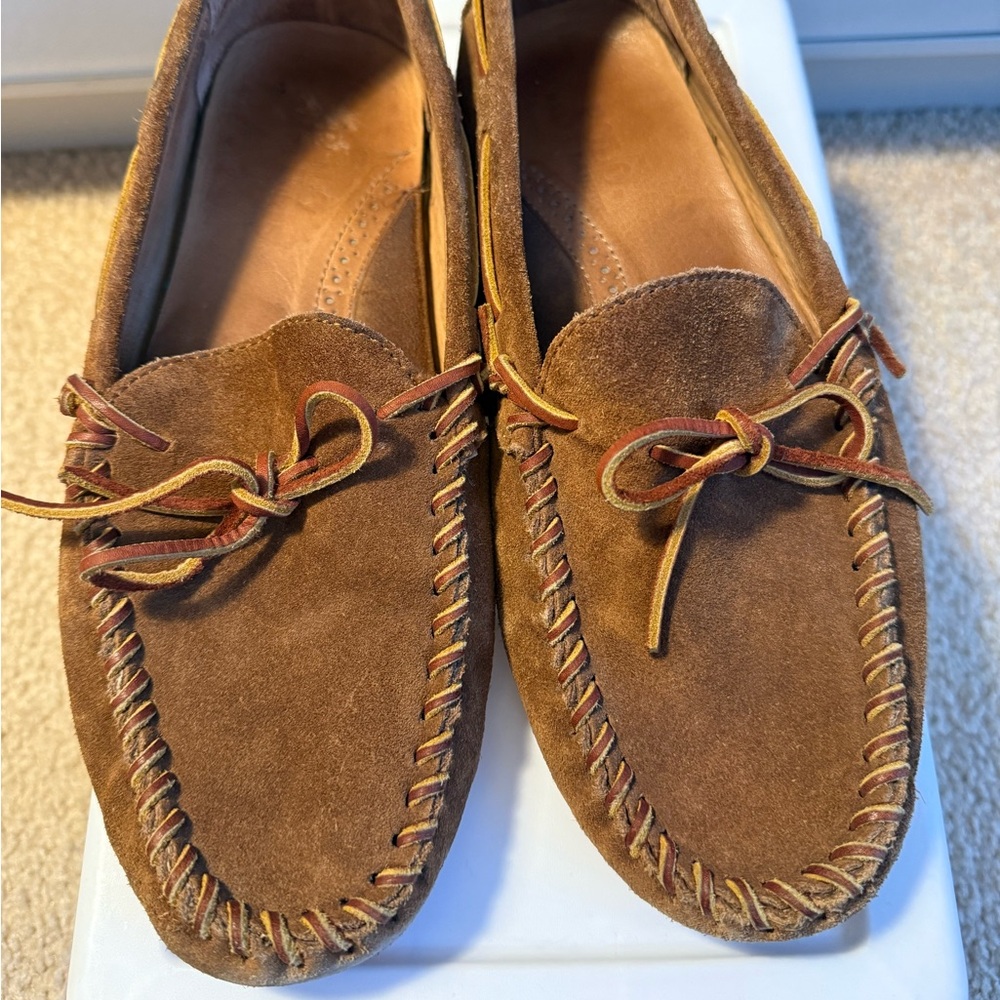 Men's Brown Suede Moccasins